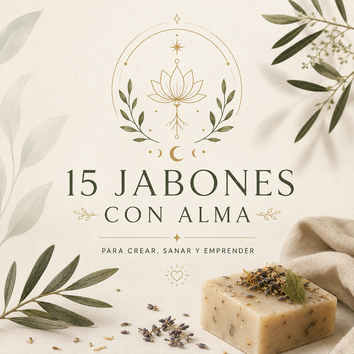 15 Jabones con Alma para Crear, Sanar y Emprender + 5 BONOS Exclusivos