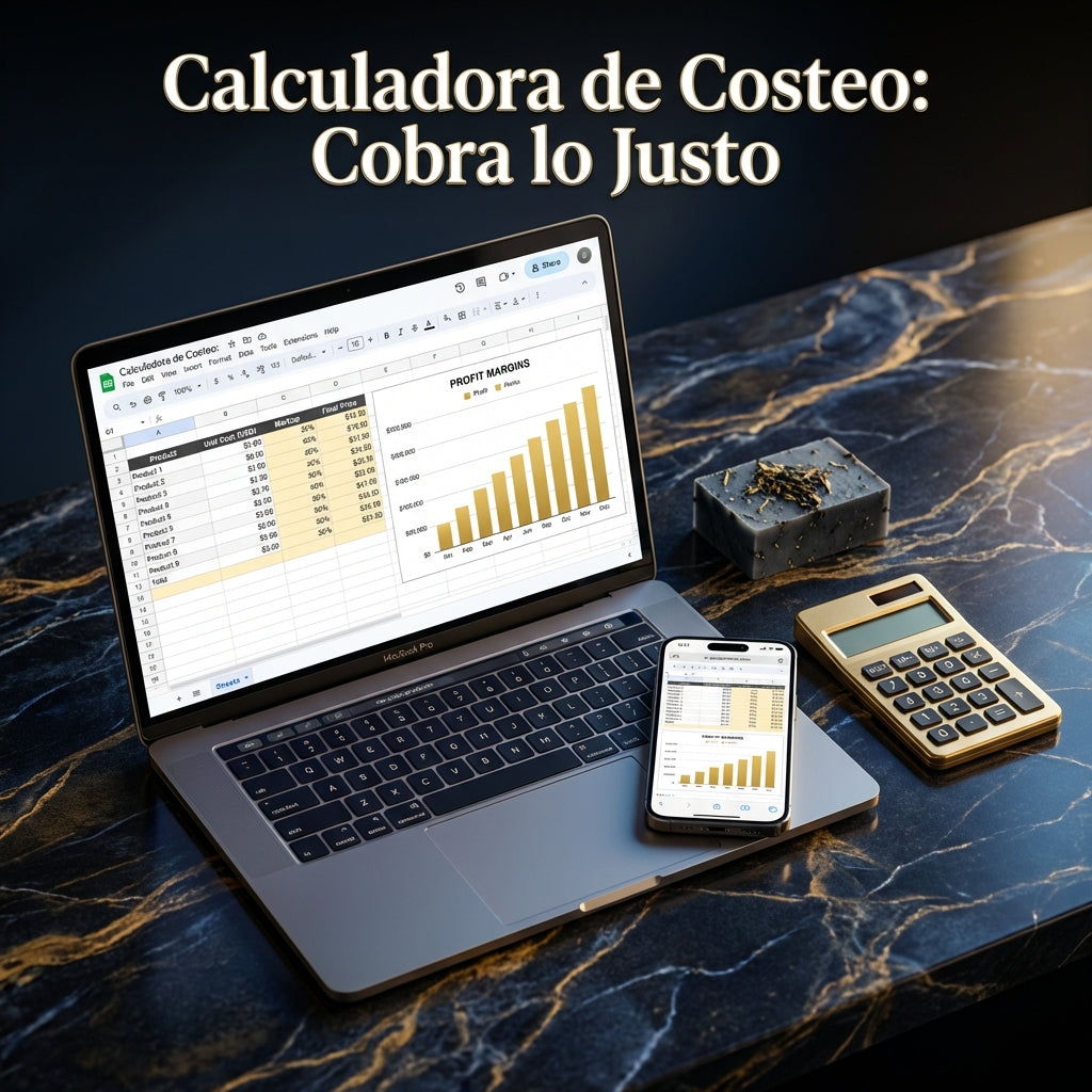 Calculadora de Costeo: Cobra lo Justo - para que dejes de adivinar el precio y cobres el costo real en minutos